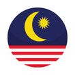 round malaysia flag