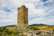 Leinwandbild Motiv Ancient stone castle tower of Penas Roias, located in the Natural Park of the Douro river, in Portugal