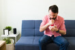 © AntonioDiaz - Man in his 30s suffering from lung cancer