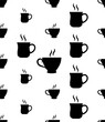© Ajay Shrivastava - Tea Cup Icon Seamless Pattern, Coffee Cup Icon