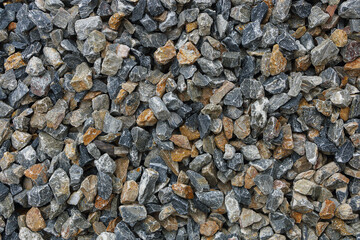 Poster - construction gravel stone for pattern and background