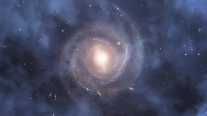 4k spiral galaxy in the universe.
