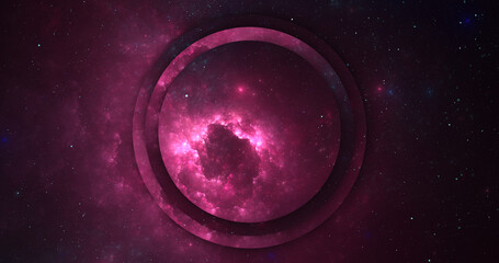 Abstract Circle Space Background #2