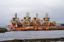 Decomissioned Supply Vessels In Long Time Storage