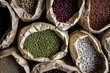 © Rawpixel.com - Various types of beans in multiple sacks