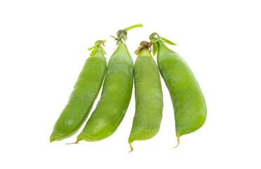 Wall Mural - green peas isolated