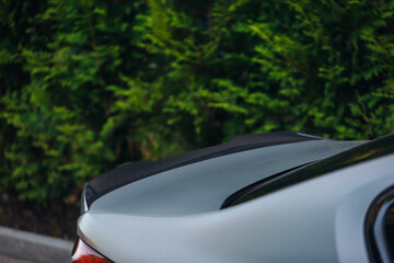 Poster - Carbon spoiler at the trunk of modern car