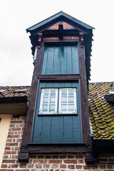 Rooftop of an old medieval house in Lunenburg, Germany