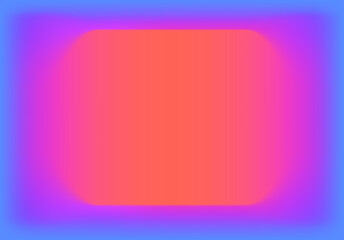 Aufkleber - Abstract background with vibrant gradient from blue to orange with violet and pink. Vivid and fluid color mix.