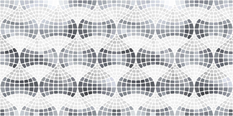 Poster - Pattern of vector mosaic in the oriental style.