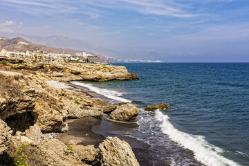 Canvas Print - Torrox einer Stadt in Andalusien