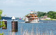 © Gabriele Rohde - Raddampfer auf dem Nord-Ostsee-Kanal bei Oldenbuettel in der Nähe von Rendsburg, Deutschland