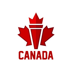 Wall Mural - 154 Canada. Happy Canada Day. 1st July 2021. National Day of Canada 1867. Logo Vector Illustration. Banner and Greeting Design. Eps 10.