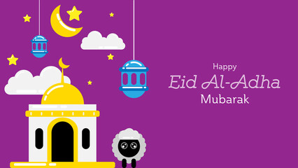 Poster - eid al-adha mubarak background