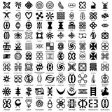 Fototapeta  - African symbols adinkra for fabric, logo