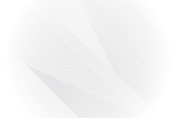 Wall Mural - abstract white and gray gradient background. halftone dots design background. vector illustration.
