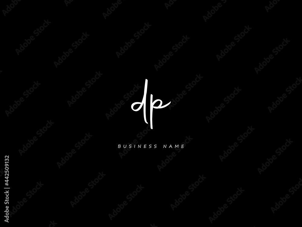 Dp Sign Letter DP Logo, signature dp logo icon vector for your business Stock ...
