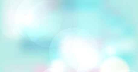 Abstract blue background with bokeh