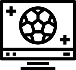 broadcast outline icon