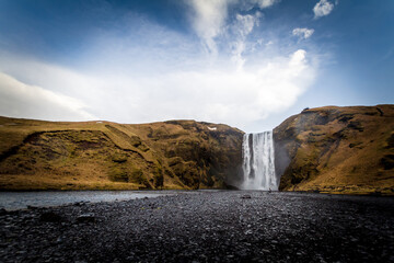  Skogafoss waterfall in Iceland