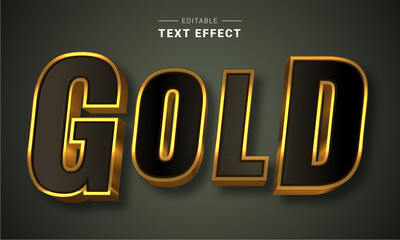 Poster - Editable Gold Text Effect