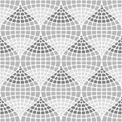 Poster - pattern of vector mosaic in the oriental style.