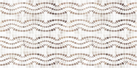 Poster - Pattern of vector mosaic in the oriental style.