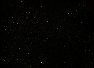 an unknown star system. stars in the black sky.
