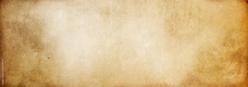 Brown paper texture, vintage background made of old paper - obrazy, fototapety, plakaty 