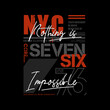 © sector9 - NYC core 76 graphic typography design t shirt,hoodies,etc.