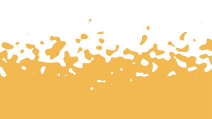 Wall Mural - the transition from yellow to white with uneven border line, interpenetration of colors. vector illu