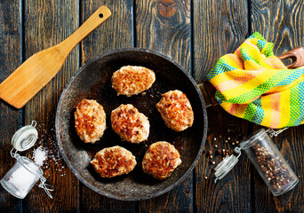 Poster - fried cutlets