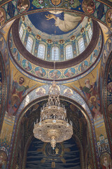  The interior of the Holy- Ascension Cathedral