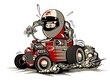 © Mechanik - Cartoon retro rat rod
