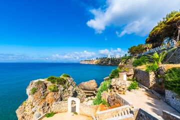 Wall Mural - Coastal view of Antalya City in Turkey