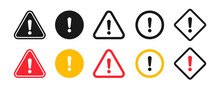 Caution Signs. Symbols Danger And Warning Signs.