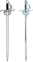 rapier renaissance swords