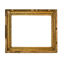 Old gold picture frame