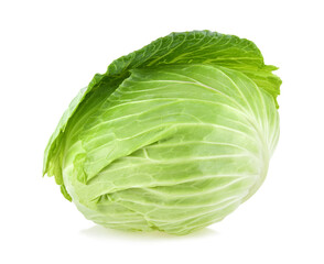 Wall Mural - cabbage isolated on white