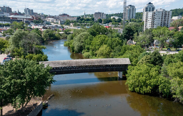 bridge over the river