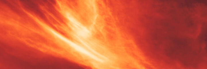 Wall Mural - the red sky background looked like smoke and fire. bomb violent.