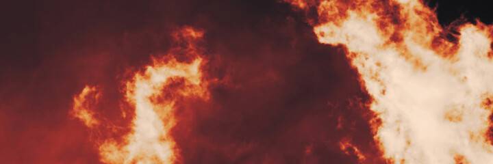 Wall Mural - the red sky background looked like smoke and fire. bomb violent.