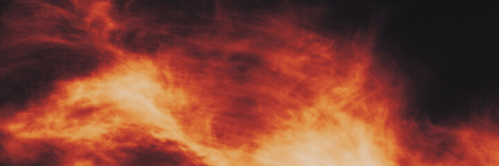 Wall Mural - the red sky background looked like smoke and fire. bomb violent.