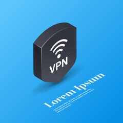 Fototapete - virtual private network web security privacy concept secure vpn connection personal data protection