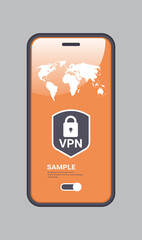 Poster - virtual private network cyber web security and privacy concept secure vpn online connection