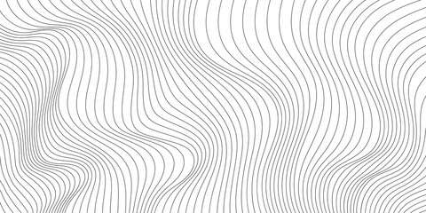 Wavy shapes, shades of gray. Light vector background, banner.	