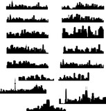 Fototapeta Miasto - City skylines collection - vector