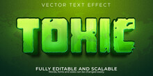 Toxic Text Effect, Editable Virus And Chemical Text Style
