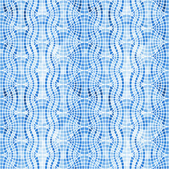 Poster - Pattern of vector mosaic in the oriental style.