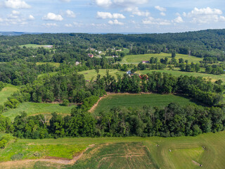 Wall Mural - Rolling Hills and Farmland